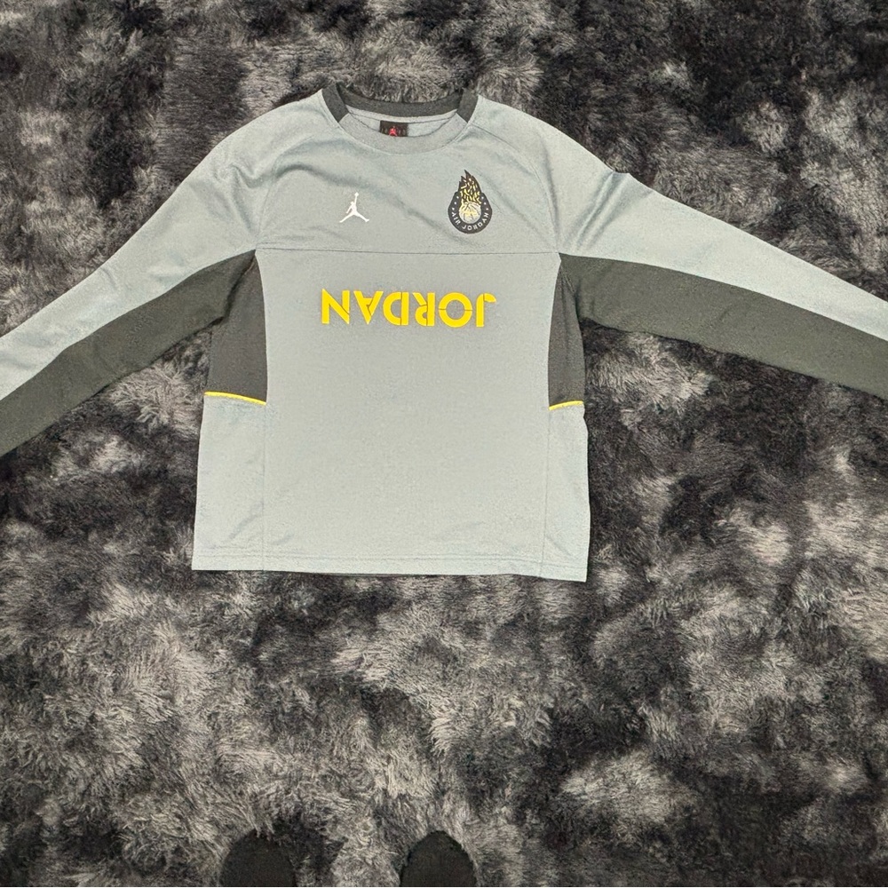 Jordan Gray and Yellow Long Sleeve Shirt-jacket